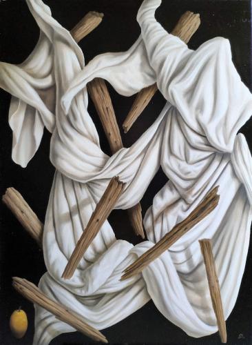 La femme adultère - Huile sur toile - 97 x 130 - 2016