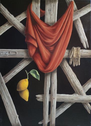 Le verrou - Huile sur toile - 91 x 130 - 2018