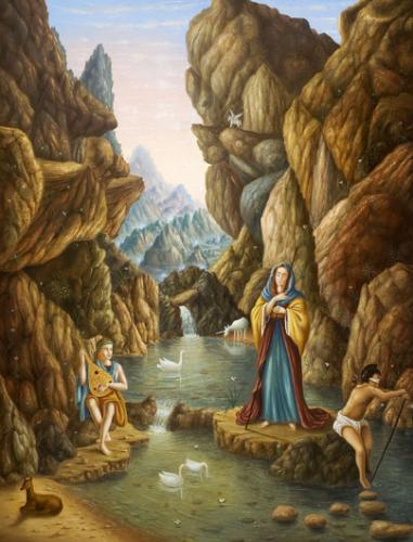 L'échos du silence Huile sur toile - 116 x 89 - 2012