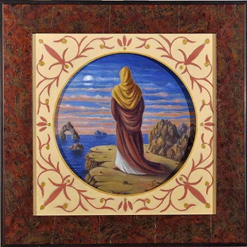 La Déprise Huile sur bois - 40 x 40 - 2017