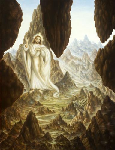 Le cristal de roche Huile sur toile - 116 x 89 - 2012