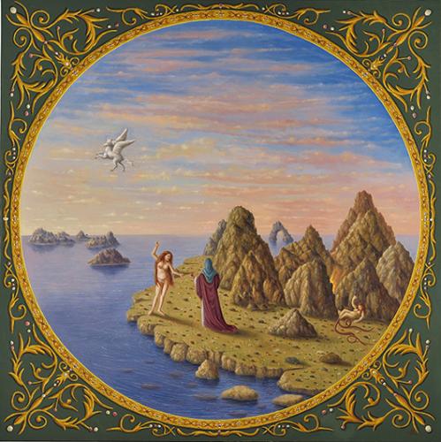 Les vagues de l'âme  Huile Sur Toile - 120 x 120 - 2016